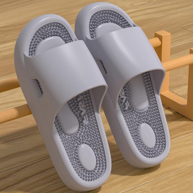 Women Summer Concise Slippers Men Soft Home Slides Couples Bathroom Non-slip Sandals Adults Comfortable Outdoor Beach Shoes