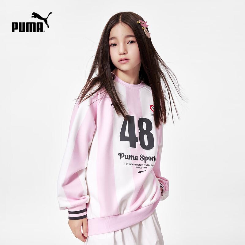 Puma Girls' Fashion Long-Sleeve Sweatshirt