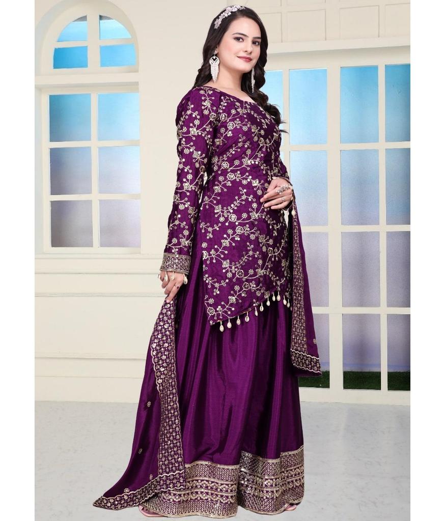 Women Bollywood Salwar Kameez Sharara Set Indian Pakistani Party Wear Salwar Suit Dress