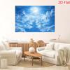 2D Heaven Stairway Backdrop Cloud Moon Sky Photography Background Banner