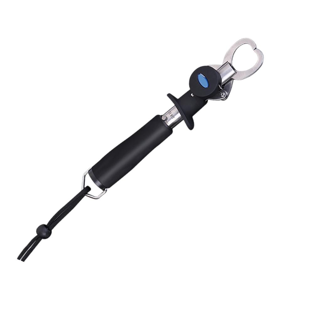 Stainless Steel Fish Holder Fishing Gripper Professional Fish Controller Tool with Scale Fish Lip Grip Catcher Equipment