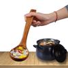 Tools Catering Gadget Wooden Accessorie Scoop Long Handled Soup Spoon Kitchen Cooking Utensil