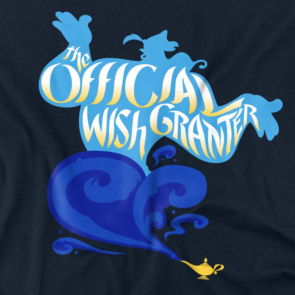 Aladdin Unisex Adult Official Wish Granter Genie T-Shirt