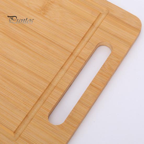 Bamboo Cutting Board Thickened Double-Sided Chopping Board for Meat And Vegetables Kitchen Chopping Panel with Vertical Storage Anti-Mildew Fruit