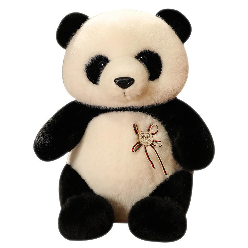Panda Doll Plush Toy Simulation National Treasure Giant Panda Doll Cute Children's Birthday Gift