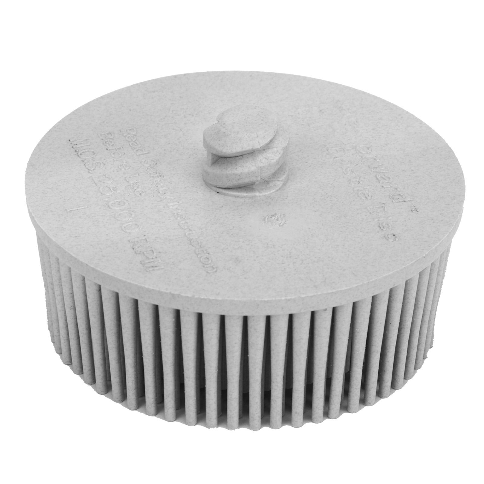 

2-дюймовый диск с щетиной, абразивный диск с хвостовиком щетины для удаления заусенцев, покрытий ржавчины на металле Grey