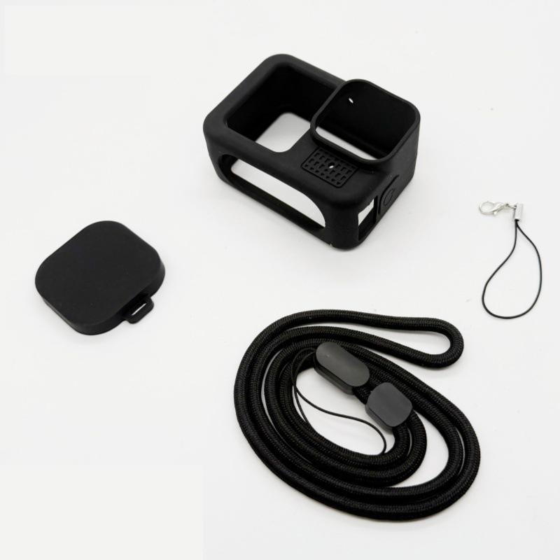 

Silicone Case for GoPro Hero 13 Black Tempered Glass Screen Protector Protective Film Flip Battery Side Cover Lens Cap
