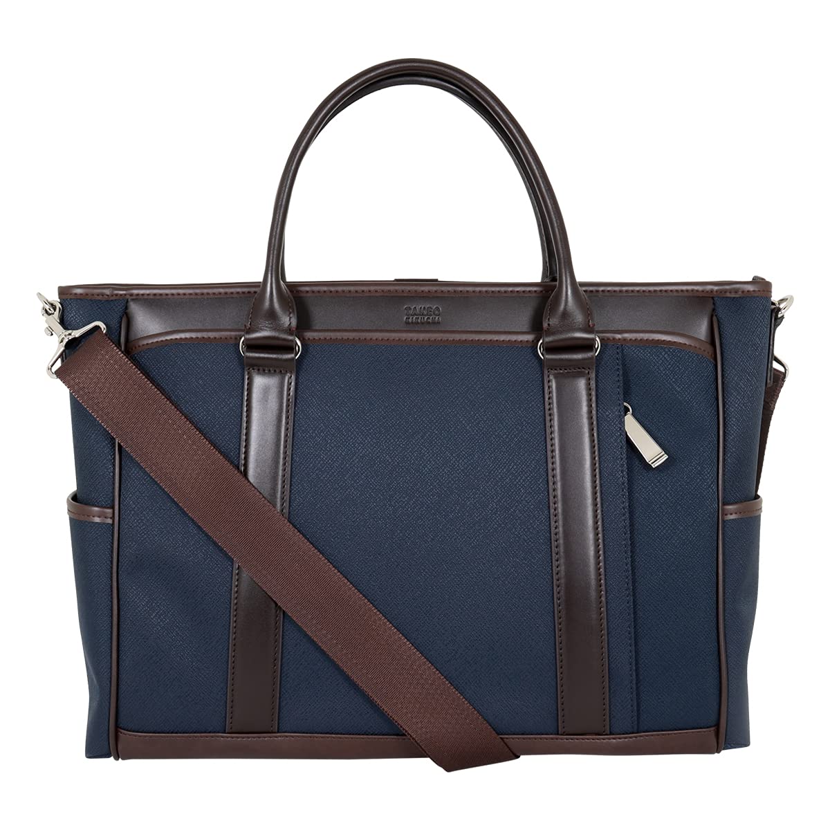 

Tote Bag 2WAY Jaguars 725512 Shoulder Bag Business Bag Navy [Takeokikuchi] Men s [07]