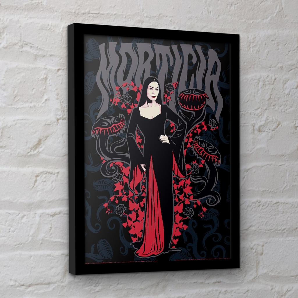 Wednesday Morticia Addams Framed Poster