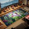 Custom Name Unicorn Academy Mouse Pad Large Gaming Table Cushion Non-slip Laptop Tablet Big Mousepad XXL Mat Mini PC Playmat With Lock edge_XIA