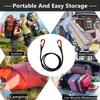 2 Stuks 24 Inch Premium Rubberen Heavy Duty Strap Sterk Elastisch Touw Voor Buiten Tent Kampeeraccessoires