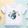 Rayman Legends Adventures Game Print Cartoon Kids T shirt Girls Summer Tops Baby Boys Clothes Children Short Sleeve