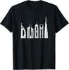 Dubai T- Skyline Souvenir Famous Buildings Typography T- Unisex T-Shirt