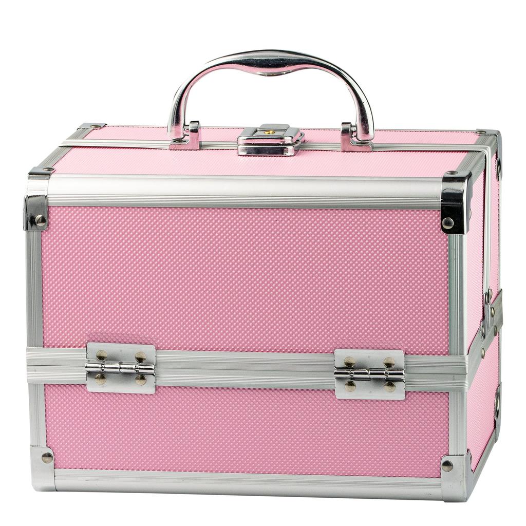 Kosmetikkoffer mit Spiegel - Rosa