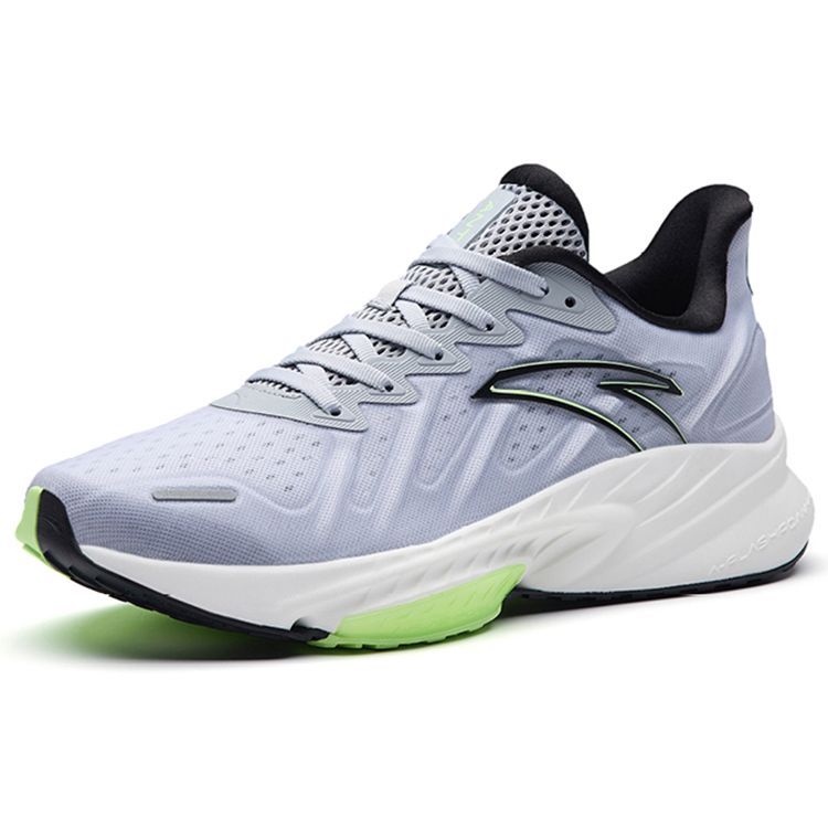 Anta Wormhole Technology Running Series Low-Top Running Shoes Men Sneakers Gray Black 112215587S-4