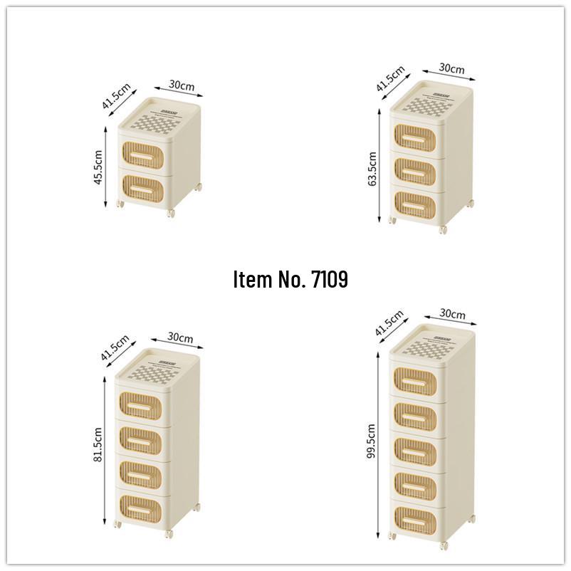 Multifunctional Storage Cabinet for Bedroom & Living Room: Bedside Table, Snack, Toy, Book & Clothes Organizer