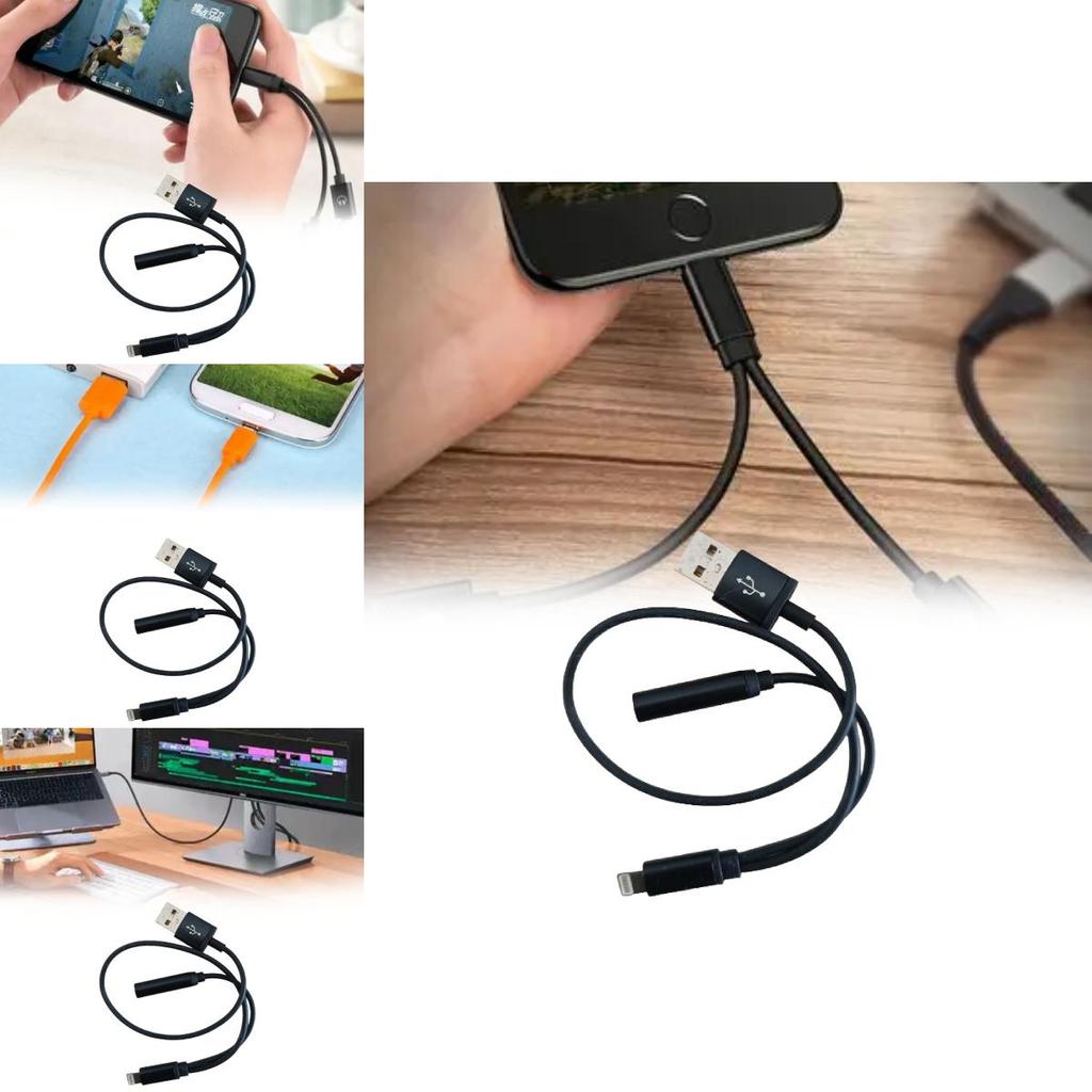 Iphone Charging Cable Adapter Data Line Converter For Smartphone Charging Accessories