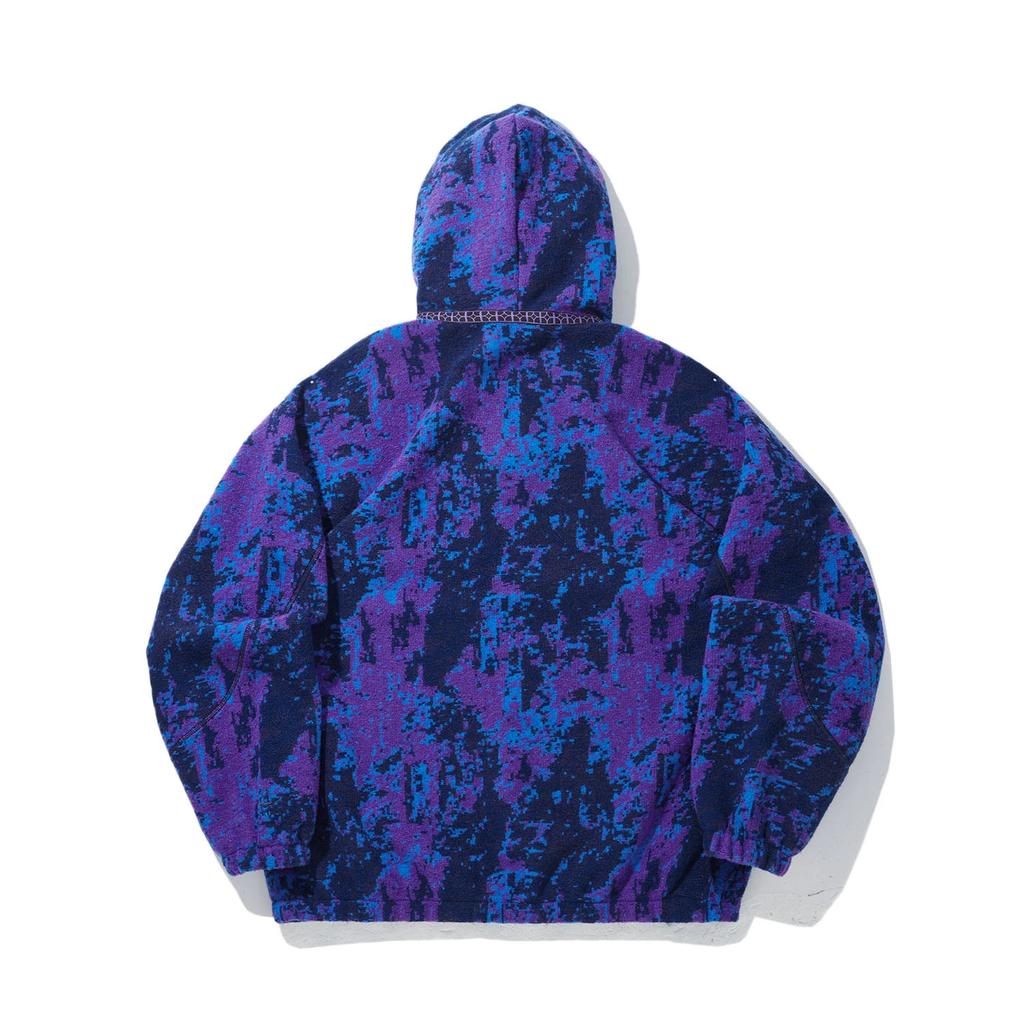 Li Ning Jackets Men's Midnight Jacquard Blue Hooded Moderate Other AFDVC75-3