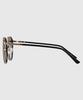 Tuditeo Lun Round Combination Nylon Lens Uv Protection Sunglasses C1 Gold Black