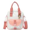 Fashion contrasting color portable small bag women's 2025 new shoulder messenger women's bag simple personalized small cloth bag