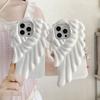 Capa Anti-Choque com Asas de Anjo 3D Desenho Animado Silicone Macio Resistente a Estilhaços Para Capas de Celular iPhone 17 Air 16 15 14 13 12 Pro Max