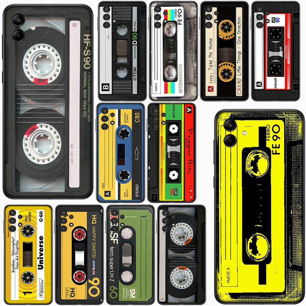 Cover for Motorola Moto Edge 70 60 Fusion NEO Pro G Stylus G56 G96 G52 G04 G05 Protective Phone Case Cassette Tape Wallpaper