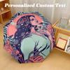 Portable Auto Folding Umbrella,Lana Del Rey 8 Rib Waterproof Umbrella For Camping Commute