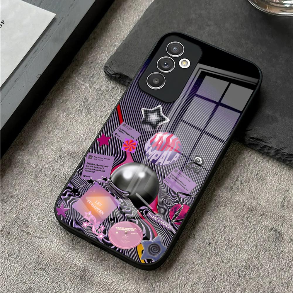 

T-Tame Impala Phone Case For S25 Ultra Samsung S26 S23 S24 Plus S22 S20 S21 Fe A54 A34 A53 A16 Glass Cover Samsung s23fe