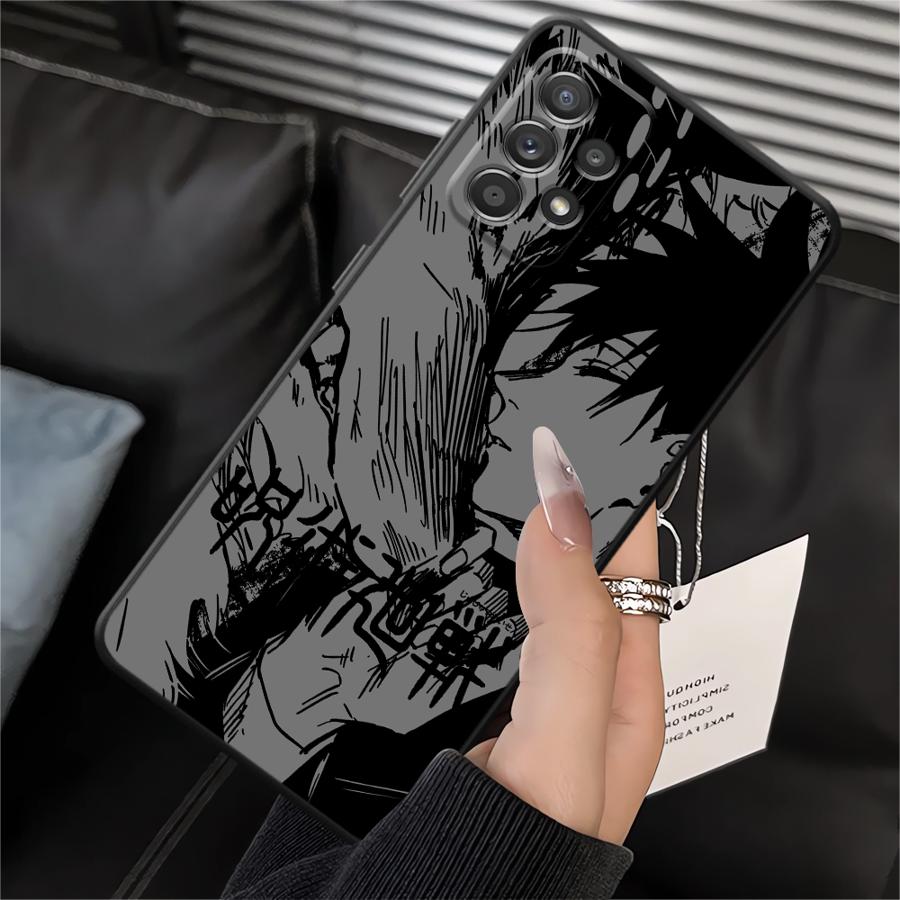 Soft Back Phone Cover Case for Samsung Galaxy A10 A20 Note 20 Ultra 9 10 A05 A03 A01 A02 A04 A06 A30 A40 A50 A70 Anime J-ujutsu
