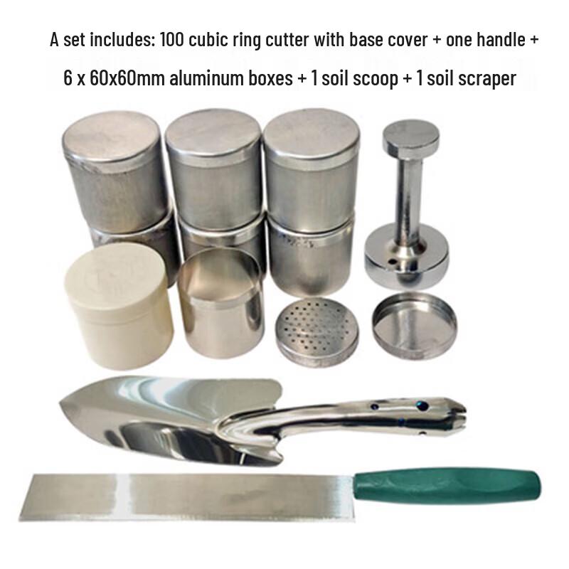 304 Stainless Steel Soil Sampling Ring Knife Set