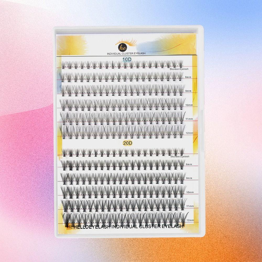Self Application DIY at Home 120/144/240 Pcs Lash Clusters  for Beginners