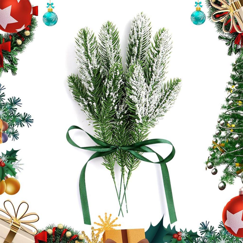 Artificial Pine Needle Green Plants for Christmas Tree and Indoor Flower Arrangements