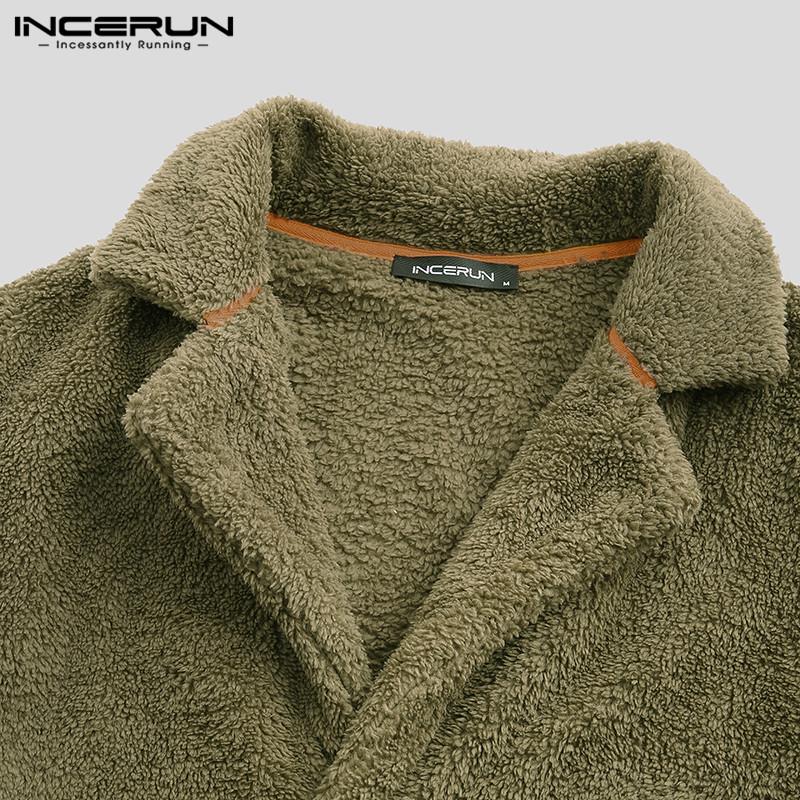 green fleece coat