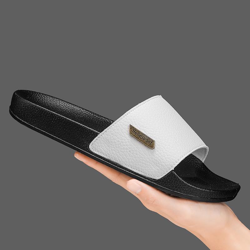 Shoes Men Sandals Slippers Fashion Flip Flops Casual Innovative Design Shoes Men Soft-soled Lightweight Home Slippers Sneakers