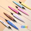 8-farger Ultra-fin Refill Brush Matte Hurtigtørkende Ikke lett å smøre ut Farge Eyeliner