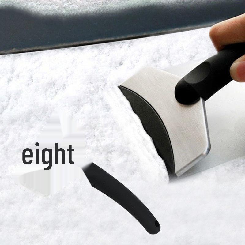 Auto Schneeschaufel & Eiskratzer - Edelstahl Enteisungswerkzeug