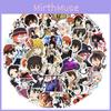 50 Stück Bungo Stray Dogs Wasserdichtes Aufkleber-Set Für Laptop Koffer Dekoration