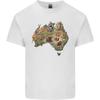 Australia Cultural Map Widlife Koala Kangaroo Unisexs Light Cotton TShirt