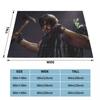 Daryl Dixon Blankets The Walking Dead Movie Horror Flannel Awesome Soft Throw Blanket for Chair Covering Sofa Autumn/Winter