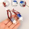 Mikro Mini Solenoidventil Normalt Lukket DC 3,7V 6V 12V Elektrisk Styret Vandventil Udstødningsventil Tovejs Solenoidventil