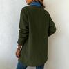 Women's Casual Denim Patchwork Jacket for Daily Wear