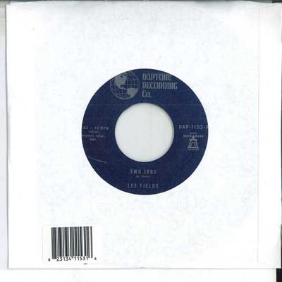 7inch Record LEE FIELDS - Two Jobs / Save Your Tears For Some DAP1153 DAPTONE 2024 US Soul/Funk