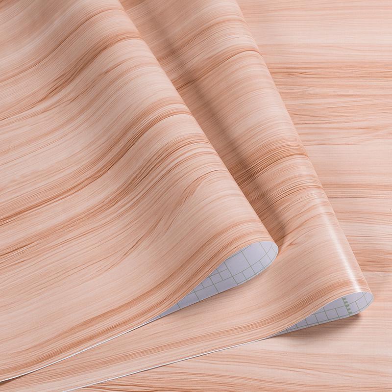 Thick Wood Grain Self-Adhesive Waterproof Wallpaper for Doors & Furniture Renovation