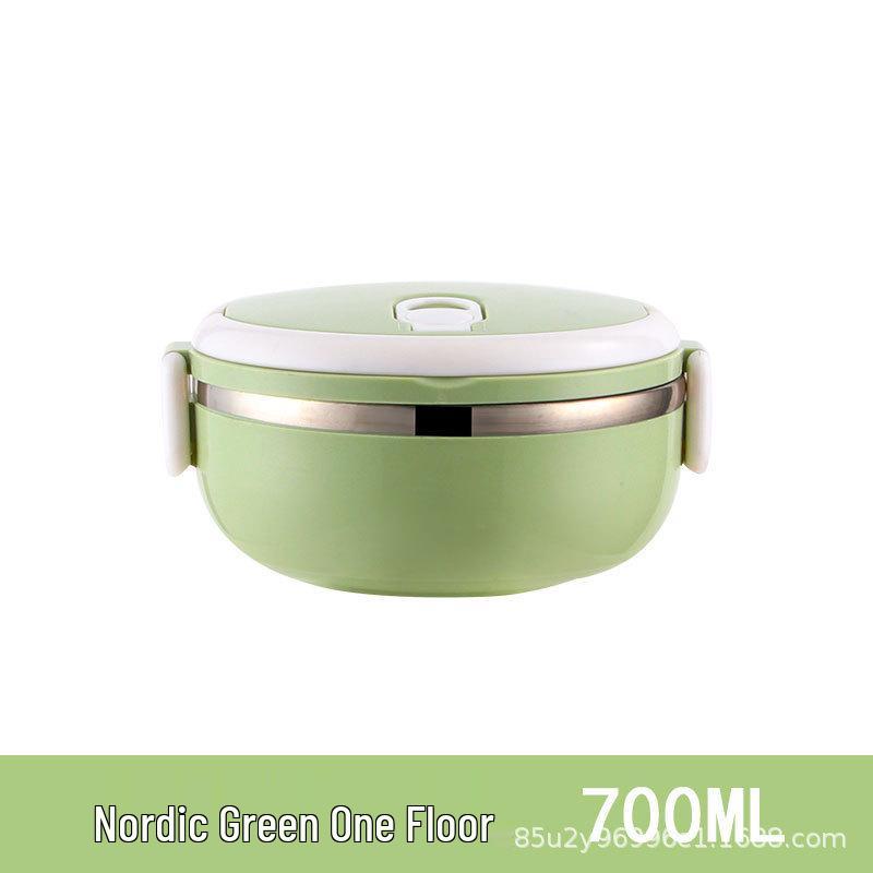 

304 Stainless Steel Insulated Multi-Layer Nordic Bento Box with Custom Logo