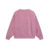 Li-Ning Pure Color Loose Pullover Sweatshirt Women Tops Light-Rose-Red AWDT026-8