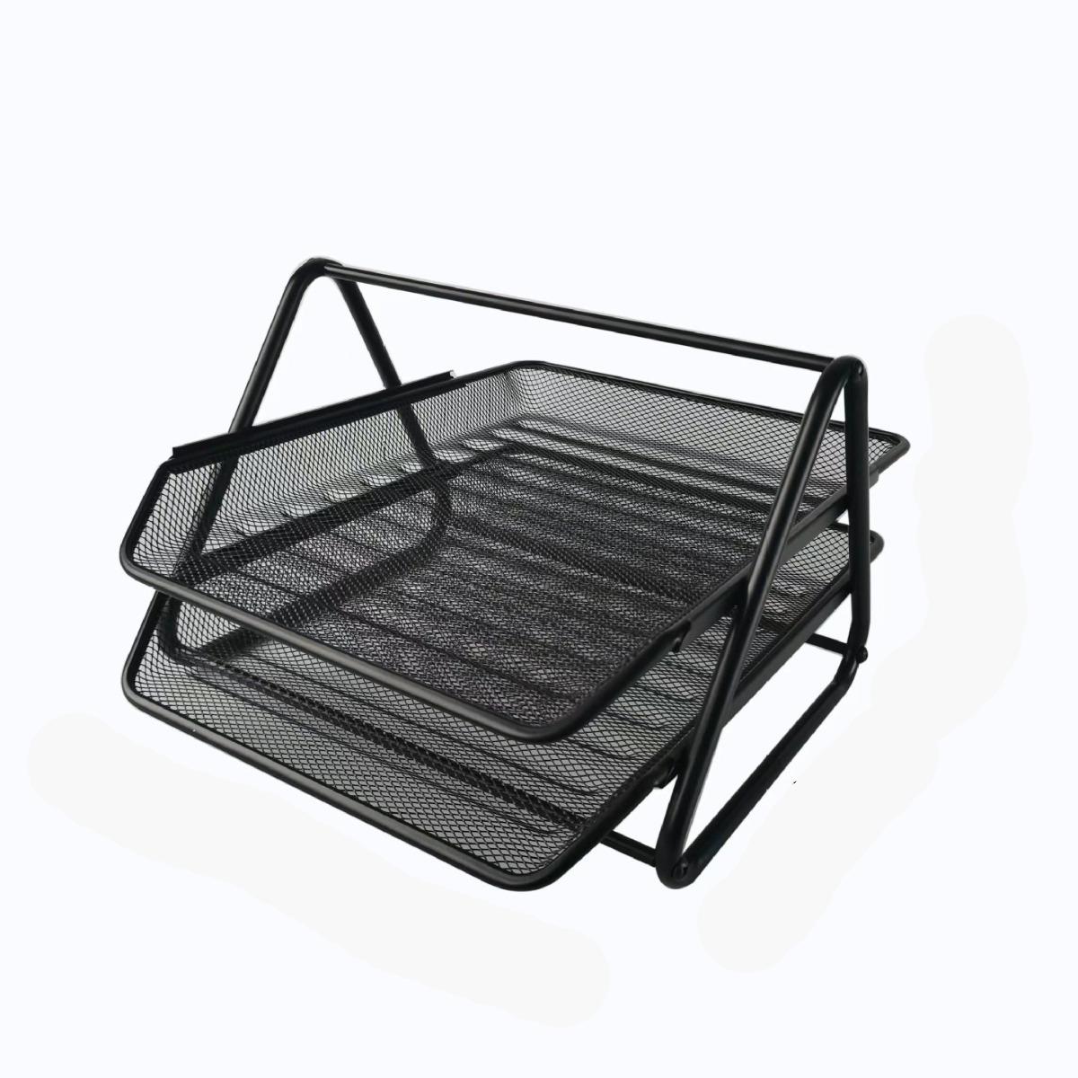 Металлическая рама для файлов железная многослойная папка-органайзер вертикальный настольный канцелярский ящик для хранения данных 302422cm 2233₽