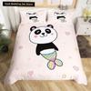 Bauernhof Tiere König Königin Bettbezug Cartoon Bauernhaus Kuh Schwein Ente Bettwäsche Set für Jungen Mädchen Schaf Grün Polyester Bettdeckenbezug