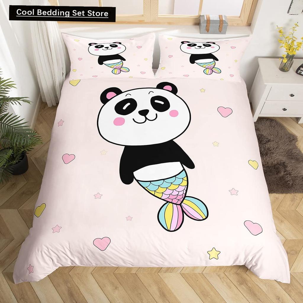 Bauernhof Tiere König Königin Bettbezug Cartoon Bauernhaus Kuh Schwein Ente Bettwäsche Set für Jungen Mädchen Schaf Grün Polyester Bettdeckenbezug