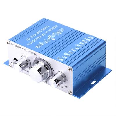 Mini Digital Auto Auto Verstärker Hifi Audio Musik CD DVD MP3 FM Player(blau)