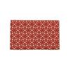 Inden-ya Uehara Yushichi Genuine Leather Business Card Holder Model 2501 Red Base X White Lacquer Asanoha Pattern Card Case Made In Japan